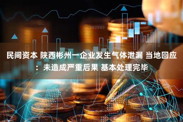 民间资本 陕西彬州一企业发生气体泄漏 当地回应：未造成严重后果 基本处理完毕